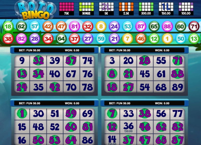 zasady gry w bingo