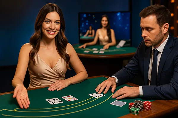 Online live blackjack game
