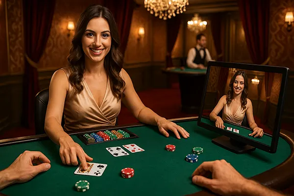Online live blackjack game
