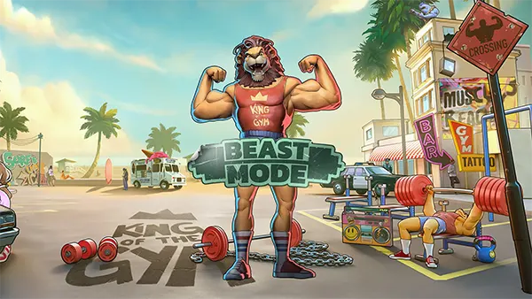 Gym-themed slot
